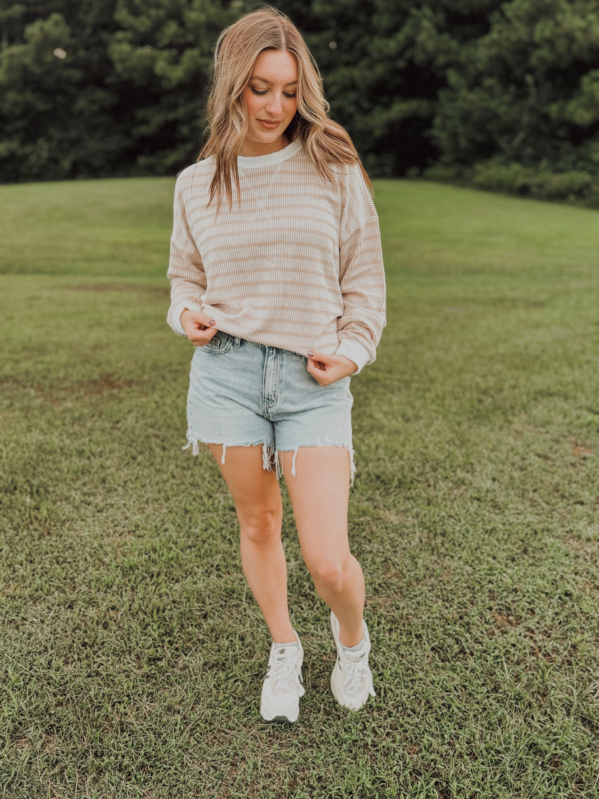 Sunday Stripe Knit Top
