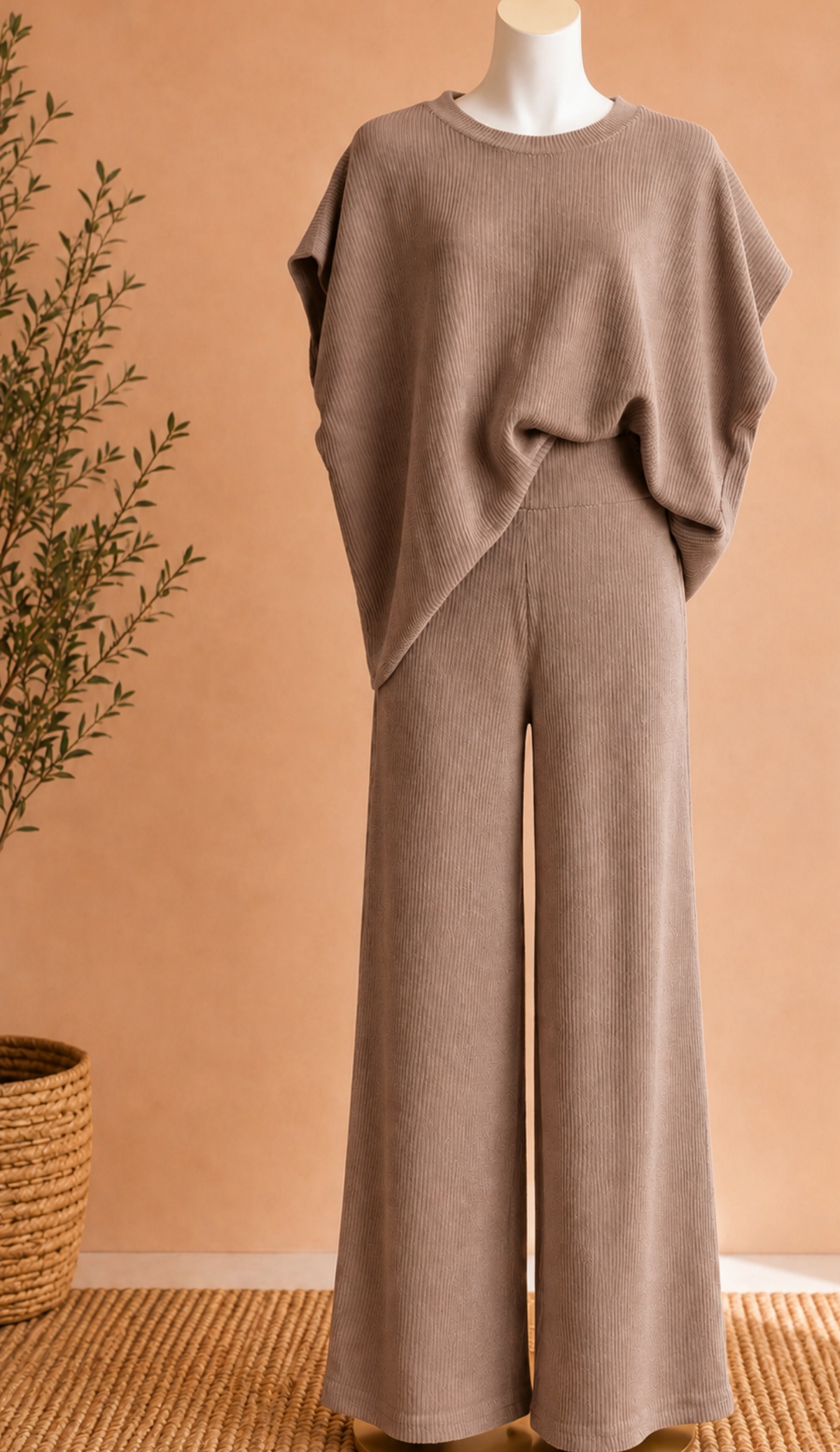 The Sunday Soft Ribbed Lounge Set