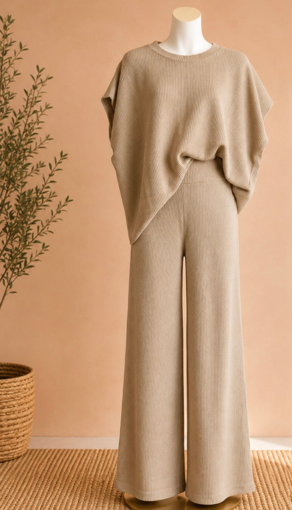The Sunday Soft Ribbed Lounge Set