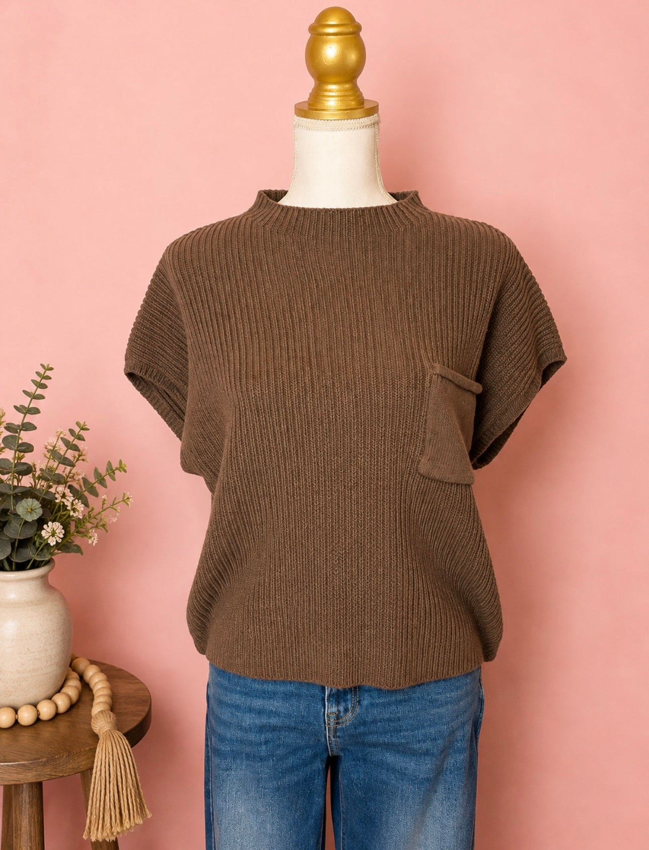 The Cocoa Cozy Pocket Sweater