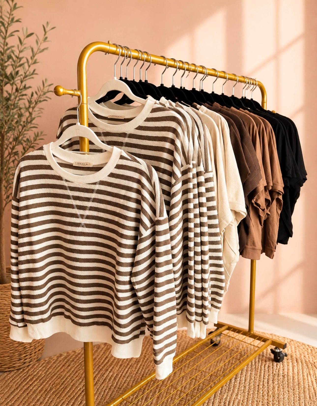 The Easy Does It Striped Pullover