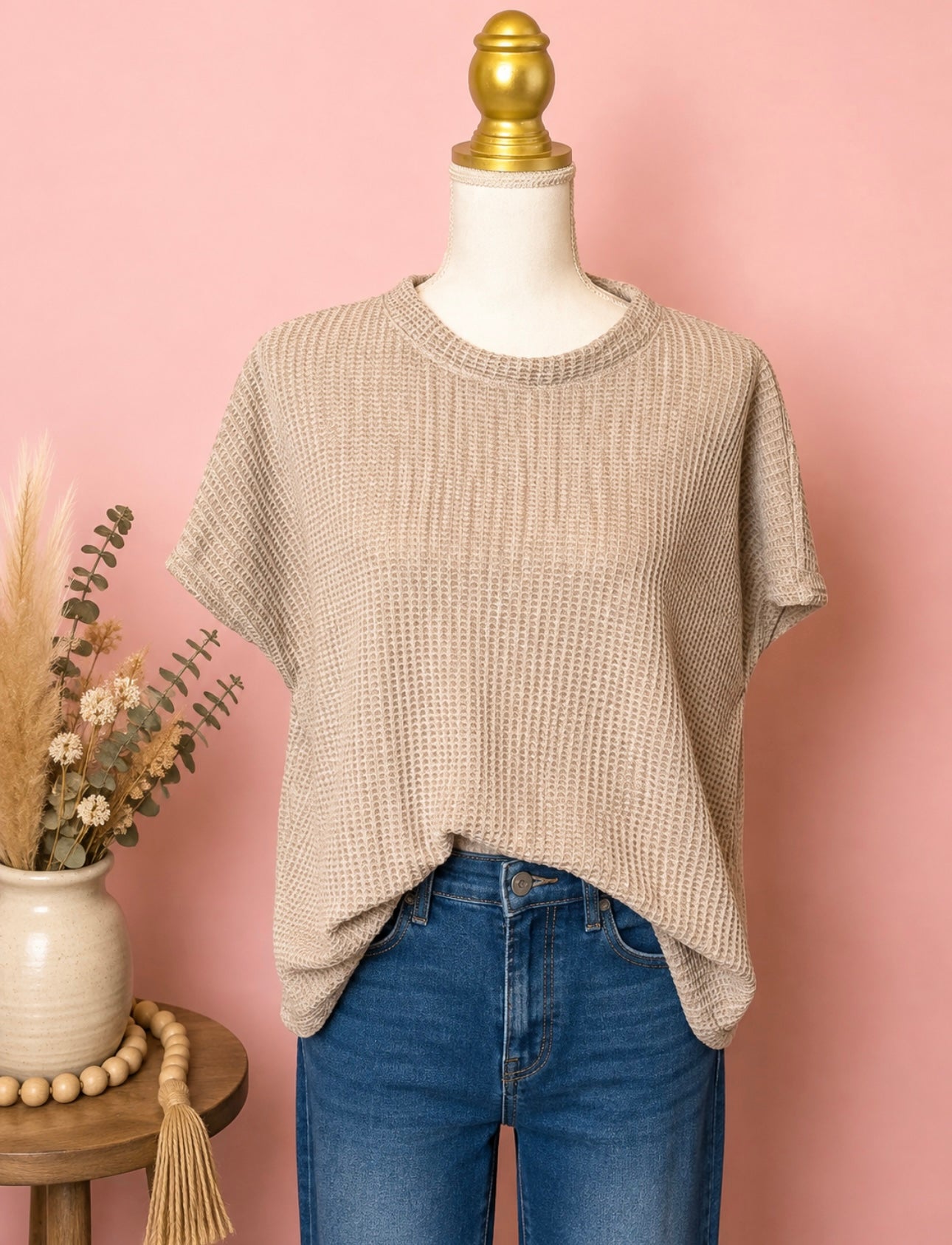 The Sunday Morning Waffle Chenille Top