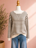 The Easy Does It Striped Pullover
