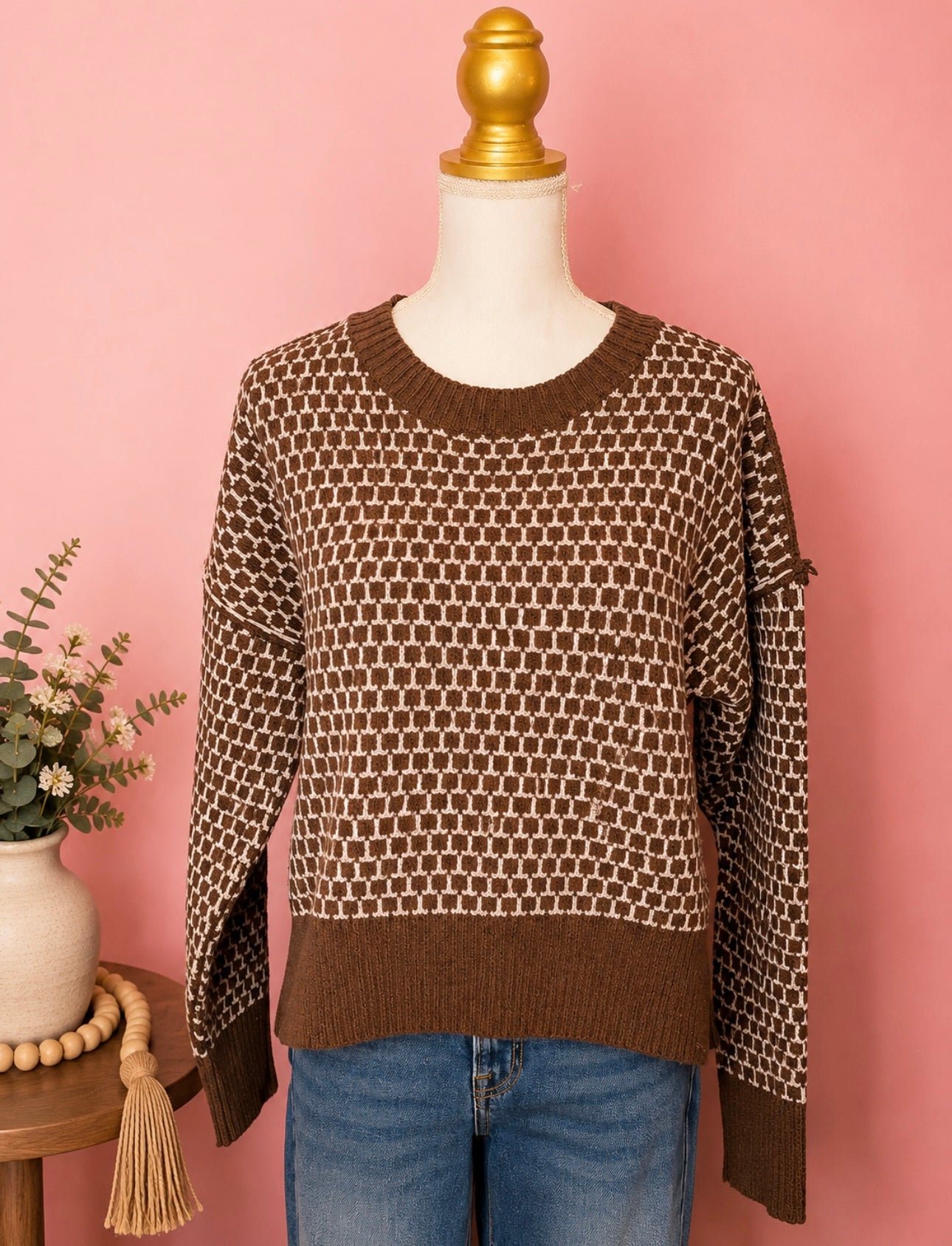 The Easy Does It Textured Sweater