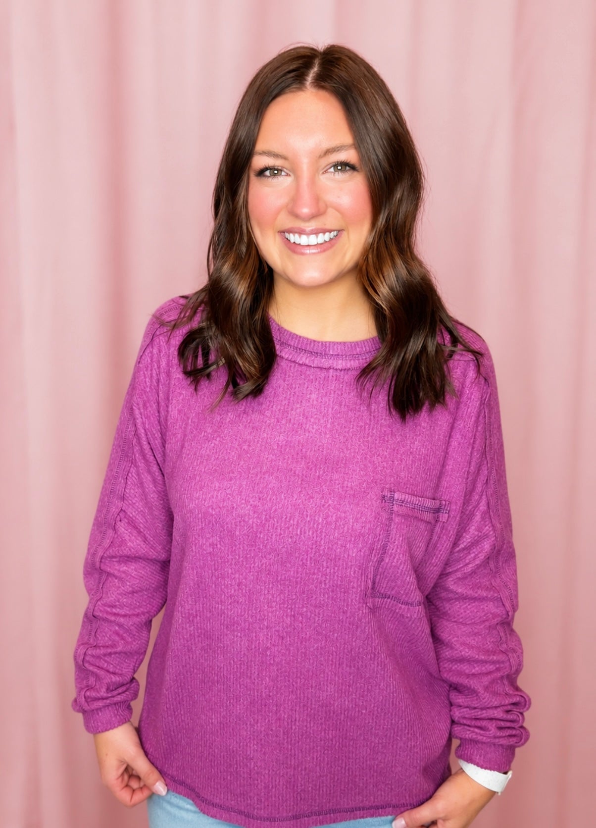 The Easy Days Ribbed Knit Top