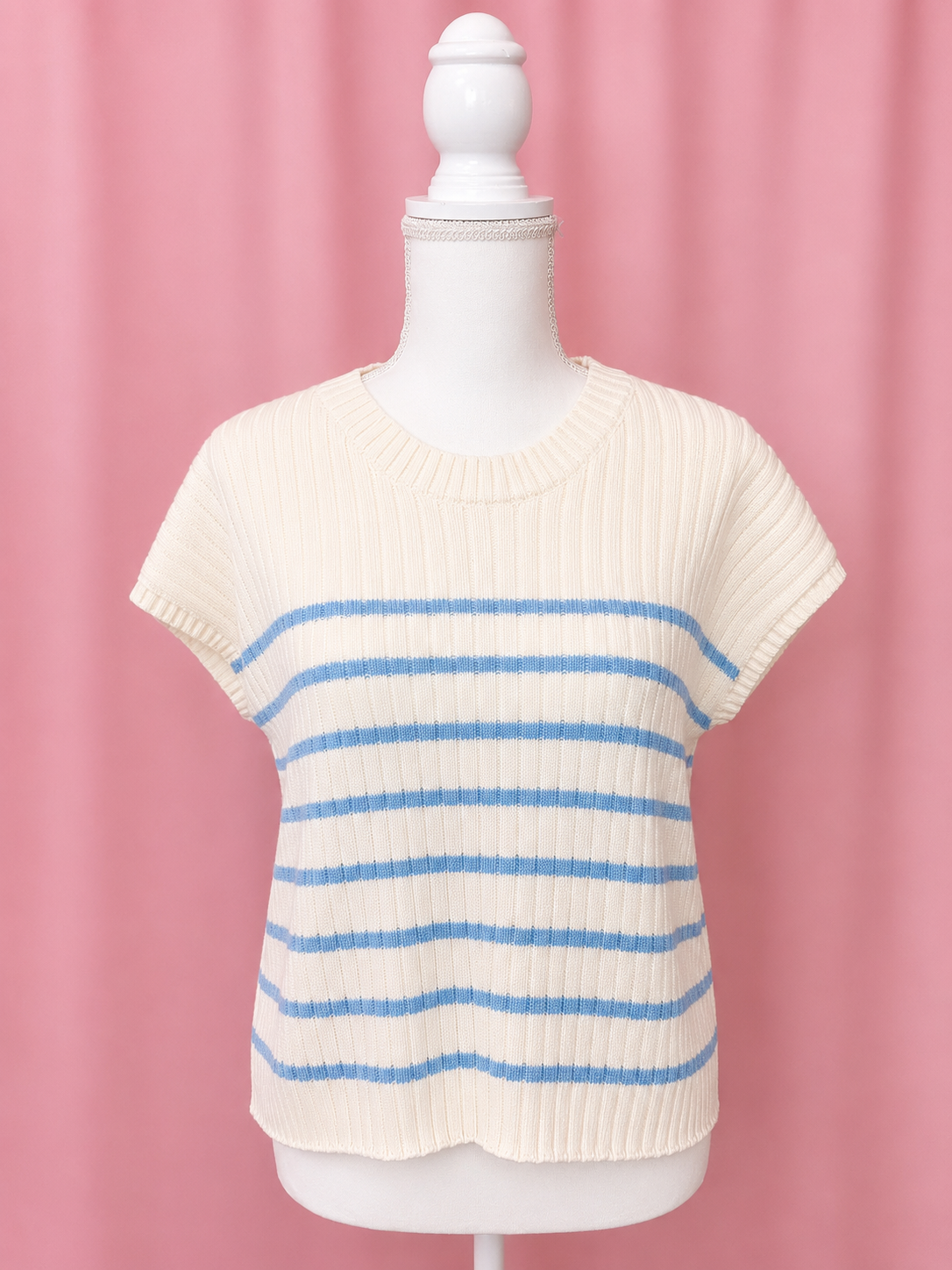 Coastal Breeze Striped Knit Sweater Top