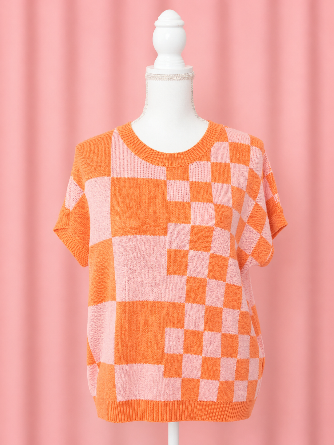 Checkmate Lightweight Sweater Top